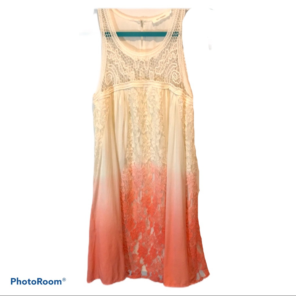 Blu Pepper ombré lace detail dress Size S